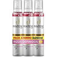 Los mejores  - Pantene Espuma Rizos Definidos- 24H de duración- Nivel de fijación 5- 3 Espumas de 250 ml